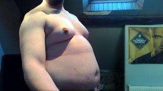 Gainer belly play while burping