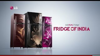 Lg 360 litre convertible refrigerator.
