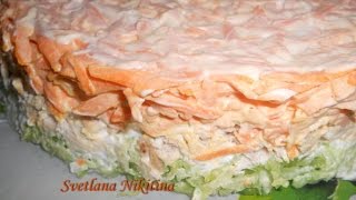 Рецепт салата Салат Мужской каприз с курицей  Пошаговый рецепт с фото