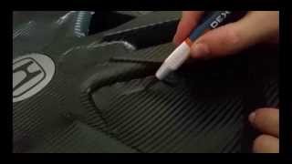 pose carbon  sur des jantes honda civic par francois legoy