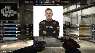 NiKo 34-15 POV / FaZe vs AGO / Cache / ESL Pro League Season 7 Europe