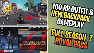 PUBG MOBILE SEASON 7 GLOBAL VERSION FULL ELITE ROYAL PASS FIRST LOOK | SEASON 7 ROYAL PASS REWARDS