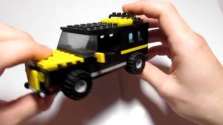 Сборка Jeep Wrangler из LEGO! КС№5/// LEGO Jeep Wrangler MOC building instructions!