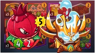Atomic Bombegranate - Captain Combustible Strategy Deck | Plants vs Zombies Heroes Gameplay