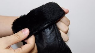 купить кожаные мужские перчатки #алиэкспресс