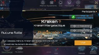 Nova Empire ( mobile ) kraken inter en galaxie élite 111/113/115/118/119