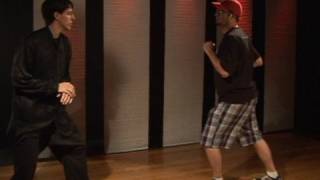 Praying Mantis Kung Fu  Fighting : Praying Mantis Kung Fu: Outside Block High Chop