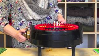 Knitting a Flat Panel on the addi Express Kingsize Knitting Machine