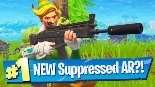NEW Suppressed Assault Rifle Gameplay - Fortnite Battle Royale