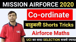 Airforce Maths Important Shirt Tricks | Coordinate Maths Tricks | Important Questions