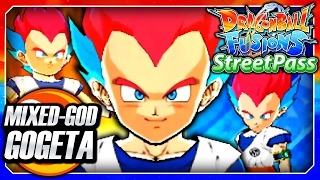 Dragon Ball Fusions 3DS English: Mixed God Gogeta (SSG & SSGSS Streetpass Fusion) Fusion Gameplay