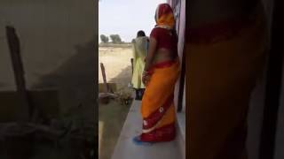Nice dance aunty navel armpit big deep navel saree