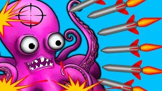 ОХОТА НА ГИГАНТСКОГО ОСЬМИНОГА! Разозлился и СЪЕЛ ВСЕХ Новая Съедобная Планета от Cool GAMES