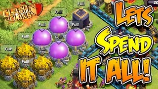 Clash of Clans: "Spending 16,000,000 Resources!" | Farming to MAX Townhall 10