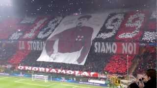 Milan - Barcelona 2-0 20.02.2013 HD formazioni e coreografia