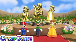 Mario Party 9 Step It Up - Mario vs Luigi vs Peach vs Daisy Gameplay (1 vs. Rivals Minigames)