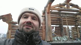 Дом из лиственницы Post and Beam