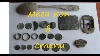Мега коп в степи. Местный пастух подсказал где надо копать.