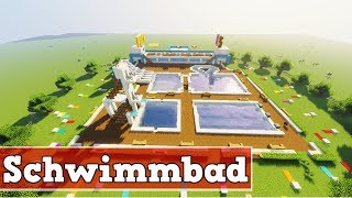 Wie baut man ein Schwimmbad in Minecraft | Minecraft Deutsch Schwimmbad Bauen Tutorial
