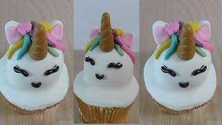Cupcake Topper Unicorn Theme | Dekorasi Cupcake Tema Unicorn