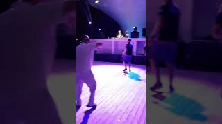 An old man dancing at Kazantip 2018. Дед танцует на Казантип 2018