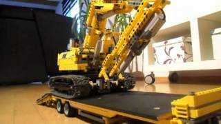 Lego Technik 6x4 dump truck & drawbar trailer