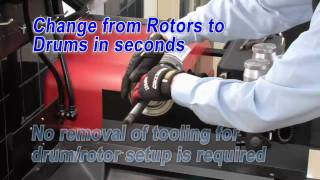 Hunter's BL505 Combination Brake Lathe - Speed and Versatility in the Brake Shop