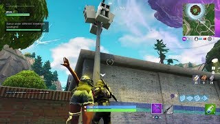 Fortnite Battle Royale - Dance Under Different Streetlight Spotlight Locations (Season 6 Week 1)