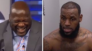 Shaq Hilariously Interprets LeBron James' Interview After Game In Miami