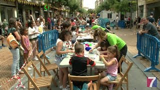 Las fiestas de Barakaldo llenan el Paseo de los Fueros de actividades para niños.