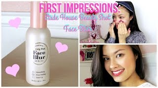 First Impressions ♥ Etude House Beauty Shot Face Blur Makeup Primer Review o뛰드하우스 페이스 블러 리뷰