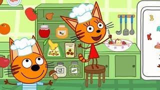 Три Кота Кулинарное Шоу Готовим Вкусную Кашу Мультфильм Игра / Three Cats Cooking Show