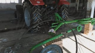 Собираем турецкие грабли ворошилки навесные
