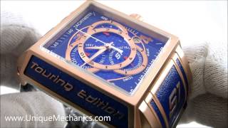 Invicta Watch 11689 S1 Rally Carbon Fiber Dial Rose Tone Blue Chronograph