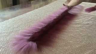 Валяние шарфа с воланом. Видео мастер класс. Как свалять шарф  с воланом.  Felting a scarf.