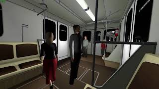 Garry's Mod Metrostroi: Поездка по НВЛ в роли пассажира