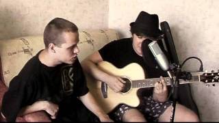 Сергей Бицура и Евгений Каня - Еле дыша (Krec acoustic version cover)