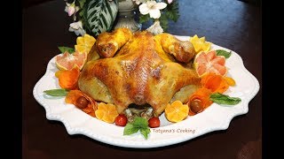 Индейка запеченная в духовке на праздничный стол!