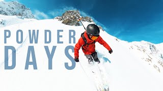 Skiing Powder In Champoluc
