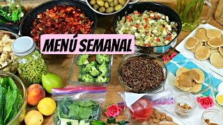 Organiza tu menú semanal | Recetas incluídas
