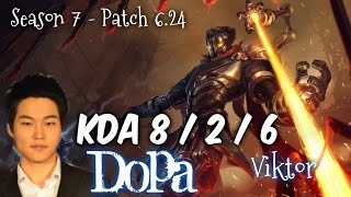 Dopa VIKTOR vs ORIANNA Mid - Patch 6.24 KR Ranked