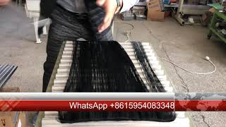 Synthetic fiber wave curly machine