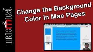 How To Change the Background Color In Mac Pages (MacMost #1903)
