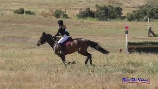 235XC Kyra Green on Carra Clover Princess JR Novice Cross Country Woodside August 2019