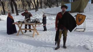 Военно -исторический клуб "Инфантерия" на проводах Масленицы