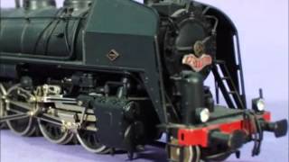 Rare HO Scale Brass Tenshodo Fulgurex SNCF 2-8-2 French Steam Locomotive