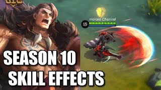 TIGREAL SEASON 10 SKIN SKILL EFFECTS