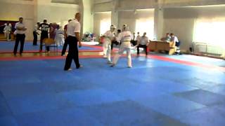 Черенщикова Екатерина (КРОК) vs Гайдинам Валерия.Каратэ киокусинкай.