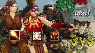 Fire Mage/Disci/Fury 3v3 Arenas #6 | WoW WoD 6.0.3 EN ESPAÑOL