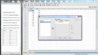 SPSS - Dependent Samples t-Test